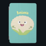 Protection iPad Mini Caricature de légume de chou-fleur joyeux<br><div class="desc">Ce joli chou-fleur est plein de plaisir végétal! Dessiné dans un joyeux style de dessin animé pour les amateurs de légumes !</div>