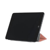 Protection iPad Mini Chic moderne d'arrière - plan rose de corail de (Plié)