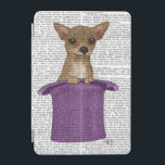 Protection iPad Mini Chihuahua en haut du chapeau<br><div class="desc">Animaux</div>
