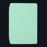 Protection iPad Mini Correspondance de couleur haut de gamme verte à la<br><div class="desc">Couleur Solide Convient Personnalisée Lumière Mnt Vert - Option de conception Couleur Complet Haut De Gamme. GraphicsByMimi© Personnalisez ce produit modèle élégant avec votre monogramme, texte, initiale ou nom à l'aide du menu d'édition pour créer votre propre article unique d'une nature ou d'achat tel quel. D'autres couleurs et styles sont...</div>