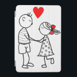 Protection iPad Mini Couple iPad Cover cadeau<br><div class="desc">Cute Couple iPad Air Covers - Tableau de MIGNED</div>