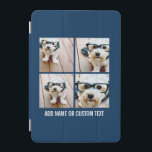 Protection iPad Mini Créez votre propre collection photo Navy 4 photos<br><div class="desc">Utilisez quatre photos carrés pour créer un cadeau unique et personnel. Ou vous pouvez garder le chiot hipster et faire un gardien branché. Si vous avez besoin d'ajuster les images,  cliquez sur l'outil personnaliser pour apporter des modifications.</div>