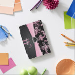 Protection iPad Mini Élégant motif floral noir et rose<br><div class="desc">Elégante couverture iPad à motifs floraux noir et rose prête à vous personnaliser. Remarque : Tous les domaines modèles n'ont pas besoin d'être changés. 📌 Si vous avez besoin d'une personnalisation plus poussée, cliquez sur le bouton "Cliquez pour Customiser plus loin" ou "Customiser ou modifier la conception" et utilisez notre...</div>