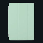 Protection iPad Mini Élégante couverture iPad personnalisée verte à la<br><div class="desc">Élevez votre iPad avec cette élégante couverture intelligente verte à la menthe, conçue pour ceux qui apprécient le style et la fonctionnalité. La douce teinte pastel apporte un look moderne et rafraîchissant qui complète n'importe quel cadre, depuis les réunions professionnelles jusqu'à l'utilisation quotidienne décontractée. Cette couverture légère mais durable protège...</div>