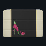Protection iPad Mini Fille moderne élégante, Noir, Crème, Talon Fleur<br><div class="desc">Une jeune fille moderne et mignonne conception de talon sur arrière - plan noir et crème.Un cadeau unique pour le tendance et amoureux de la mode. N'importe quelle fille adorerait avoir ce design élégant et élégant.</div>