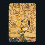 Protection iPad Mini Gustav Klimt Arbre de vie<br><div class="desc">Couverture iPad représentant la fresque murale de Gustav Klimt, L’arbre de vie, La Frieze Stoclet (1905-1911). Il se compose de trois mosaïques : The Expectation, Knight et The Embrace. Une belle femme, un arbre doré et deux amants dans une étreinte sont représentés. Un cadeau merveilleux pour les amateurs d'Art Nouveau...</div>