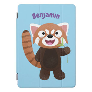 Protection iPad Pro Cover Illustration de panda rouge mignon