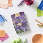 Protection iPad Mini Iris Fleurs Irises Printemps<br><div class="desc">Belles Fleurs Iris MIGNED Peinture Design</div>