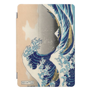Protection iPad Pro Cover KATSUSHIKA HOKUSAI - La grande vague outre de
