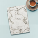 Protection iPad Mini Marbre blanc Faux très importante couverture iPad<br><div class="desc">Ajoutez votre nom à cette très importante couverture iPad Smart Faux Marble et placez-la sur votre iPad sur votre bureau à domicile. Un cadeau parfait pour la personne extrêmement importante dans votre vie</div>