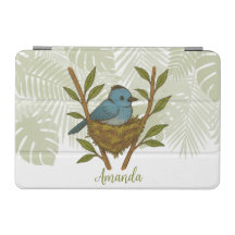 Monarque à Naples Noires Niché parmi les Feuille