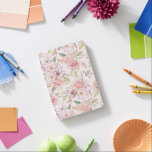 Protection iPad Mini Motif rose vintage rose pâle<br><div class="desc">Elégante rose pastel vintage rose à fleurs motif.</div>
