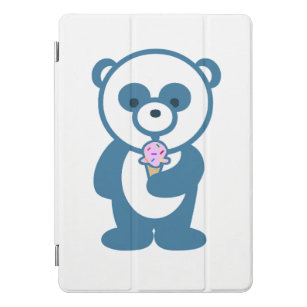 Protection iPad Pro Cover Panda Avec Crème De Glace