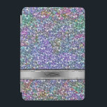 Protection iPad Mini Parties scintillant Colorée De Tint Violet Et Étin<br><div class="desc">Elégante parties scintillant violette colorée et pétillante. Les accents noirs. monogramme personnalisable. Si vous avez besoin d'aide pour customiser,  changer de couleur ou autre chose à l'un de mes designs,  contactez le concepteur ArtOnWear. Mise en forme de texte gratuite avec aide en direct disponible sur demande.</div>