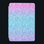Protection iPad Mini Parties scintillant Rétro Colorée Et Étincelle<br><div class="desc">Parties scintillant rétro simple et colorée et élégante. Parties scintillant rose vert et bleu dégradé.</div>