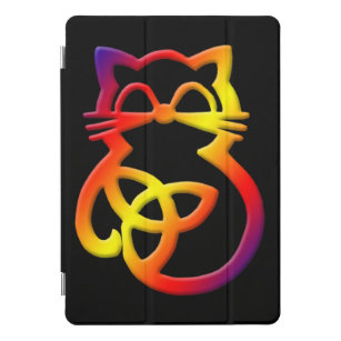 Protection iPad Pro Cover Rainbow Trinity Knot Celtic Cat iPad Mini Couvercl