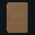 Protection iPad Mini Revêtement en cuir Vintage Brown<br><div class="desc">Brown vintage en cuir usé look motif. Design simple et élégant avec accents de couture (image numérique). Texte/monogramme personnalisable. Disponible sur de nombreux produits. En 12 couleurs différentes,  mais toute couleur peut être demandée par email.</div>