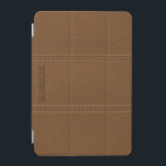 Protection iPad Mini Revêtement en cuir Vintage Brown<br><div class="desc">Brown vintage en cuir usé look motif. Design simple et élégant avec accents de couture (image numérique). Texte/monogramme personnalisable. Disponible sur de nombreux produits. En 12 couleurs différentes,  mais toute couleur peut être demandée par email.</div>