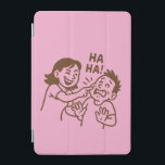 Protection iPad Mini Tease conviviale<br><div class="desc">Une caricature ludique montrant un ami taquinant un autre - rire et surprise en un moment amusant!</div>