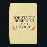 Protection iPad Mini Vous êtes plus fort que vous ne pensez - Elegant G<br><div class="desc">Donnez de l'énergie à votre espace grâce à ce mur d'art élégant et inspirant, avec la citation d'or : "Vous êtes plus fort que vous ne pensez". Parfait pour les chambres, les bureaux, les dortoirs, ou comme un cadeau sincère pour soulager un être cher qui traverse une période difficile. Avec...</div>