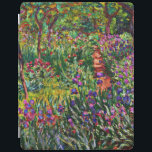 Protection iPad Monet - Le jardin d'Iris à Giverny<br><div class="desc">Claude Monet peinture,  The Iris Garden à Giverny,  couverture iPad.</div>