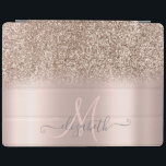 Protection iPad Parties scintillant moderne Ombre Rose Gold<br><div class="desc">Elégante parties scintillant ombragée sur un arrière - plan rose en or. Un design élégant et sophistiqué.</div>