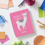 Protection iPad "Pink No Drama Llama" personnalisable<br><div class="desc">Profitez d'une touche de charme moderne et d'un design ludique grâce à notre coque ipad personnalisable "Pink No Drama Llama". Ce coque rayonne d'une ambiance contemporaine avec son arrière - plan rose vif, complété par la citation amusante et légère "NO drama Llama". Doté d'une superbe illustration en lama dans un...</div>