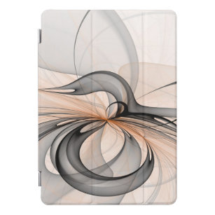 Protection iPad Pro Cover Abstrait Anthracite Grey Sienna Art moderne fracta