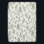 Protection iPad Pro Cover Aquarelle Eucalyptus Motif Feuille<br><div class="desc">Eau-couleur eucalyptus verdure feuille motif</div>