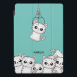 Protection iPad Pro Cover Arcade Claw Cute Kitten Grabber Personnalisé<br><div class="desc">Heureusement que tu as attrapé un chou !</div>