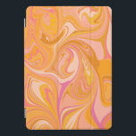 Protection iPad Pro Cover Art Abstrait de marbre en marbre jaune<br><div class="desc">Protégez votre iPad avec style avec cette peinture simple Abstraite en bleu jaune et rose.</div>