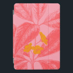 Protection iPad Pro Cover Art Botanique Stylé Leaf Nature en rose et rouge<br><div class="desc">Protégez votre iPad avec style grâce à ce boîtier de téléphone botanique rose et rouge.</div>