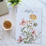 Protection iPad Pro Cover Bouquet de Fleur sauvage d'aquarelle Monogram #1<br><div class="desc">Élevez votre style iPad avec notre Coque Bouquet Fleur sauvage Monogram. Protection et beauté inspirées par la nature !</div>
