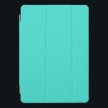 Protection iPad Pro Cover Couleur solide Turquoise<br><div class="desc">Arrière - plan de couleur solide turquoise. Coordonnez vos couleurs.</div>