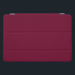 Protection iPad Pro Cover Couleur tendance - Bourgogne foncée - Couvercle iP<br><div class="desc">Couverture intelligente iPad pour vin rouge foncé et de couleur foncé moderne et élégant de notre collection tendance de couleurs de Noël rose". Élégant bordeaux foncé,  non seulement pour Noël.</div>