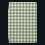 Protection iPad Pro Cover Cute Retro Vert En vichy Motif Plaid<br><div class="desc">Cute Retro Vert En vichy Motif Plaid Coque</div>
