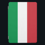 Protection iPad Pro Cover Drapeau italien de l'Italie personalizable<br><div class="desc">Drapeau italien cas d'iPad personalizable de l'Italie de pro. Comprimé et accessoires informatiques faits sur commande avec le drapeau de tricolore. En outre disponible sur d'autres produits avec l'option de transfert. Ajoutez vos propres lettres de nom ou de monogramme sur option.</div>