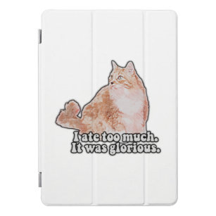 Protection iPad Pro Cover Drôle mème de chat grincheux pour les amateurs de 