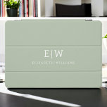 Protection iPad Pro Cover Élégant professionnel simple Monogramme minimalist<br><div class="desc">Découvrez notre Elegant Professional Simple Monogram Minimalist Collection : Elevez votre style avec une sophistication intemporelle et une élégance sobre. Réalisée avec une attention minutieuse aux détails, cette collection présente des designs minimalistes ornés de votre monogramme personnalisé. Chaque pièce respire le professionnalisme et le raffinement, parfait pour faire une impression...</div>