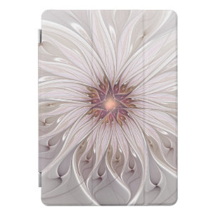 Protection iPad Pro Cover Imaginaire Floral, Abstraite Fleur Pastel Moderne