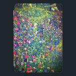 Protection iPad Pro Cover Jardin italien Gustav Klimt<br><div class="desc">Couverture iPad avec peinture à l’huile de Gustav Klimt,  Paysage du jardin italien (1913). Un beau jardin de fleurs colorées : rouge,  blanc,  rose,  violet. Un grand cadeau pour les amateurs d'art Art Nouveau et autrichien.</div>