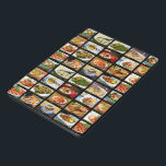 Protection iPad Pro Cover Menu Photo du restaurant chinois Takeout<br><div class="desc">Il y a une chance que cette couverture iPad vous fasse faim. C'est parce qu'il est fait pour ressembler à un menu photo dans un restaurant à emporter chinois avec des photos de nourriture chinoise contre un arrière - plan noir avec le nom de chaque plat et les informations de...</div>