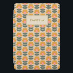 Protection iPad Pro Cover Motif de fleurs scandinave personnalisé<br><div class="desc">Motif de fleurs scandinave Recette personnalisée couverture de la tablette</div>
