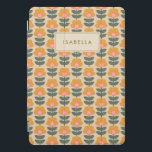 Protection iPad Pro Cover Motif de fleurs scandinave personnalisé<br><div class="desc">Motif de fleurs scandinave Recette personnalisée couverture de la tablette</div>