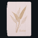 Protection iPad Pro Cover Personnalisé Elegant Gold Botanique Line Art rose<br><div class="desc">Ce design botanique délicat présente des feuilles d'or finement dessinés contre un arrière - plan rose vif et doux, créant une esthétique sophistiquée et intemporelle. Inspiré par l’élégance de la nature et l’art minimaliste de la ligne, ce design est parfait pour ceux qui apprécient la simplicité raffinée avec une touche...</div>