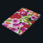 Protection iPad Pro Cover Pop of Bold Color Inky Watercolor Flowers Mariage<br><div class="desc">classeur</div>