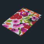 Protection iPad Pro Cover Pop of Bold Color Inky Watercolor Flowers Mariage<br><div class="desc">classeur</div>
