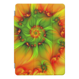 Protection iPad Pro Cover Psychédélique colorée moderne art Abstrait fractal