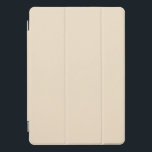 Protection iPad Pro Cover Rouge uni beige clair<br><div class="desc">Design beige clair crème et uni.</div>