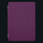 Protection iPad Pro Cover Solid dark plum<br><div class="desc">Solid color dark plum purple design.</div>